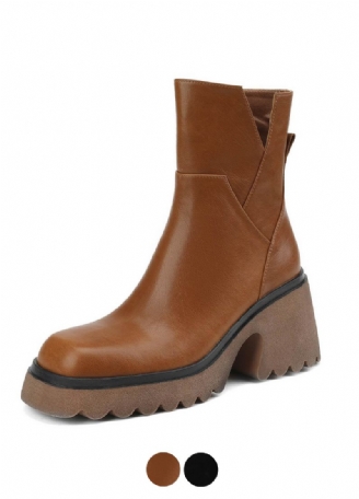 Camacho Dames Platform Kantoor Enkellaarsjes