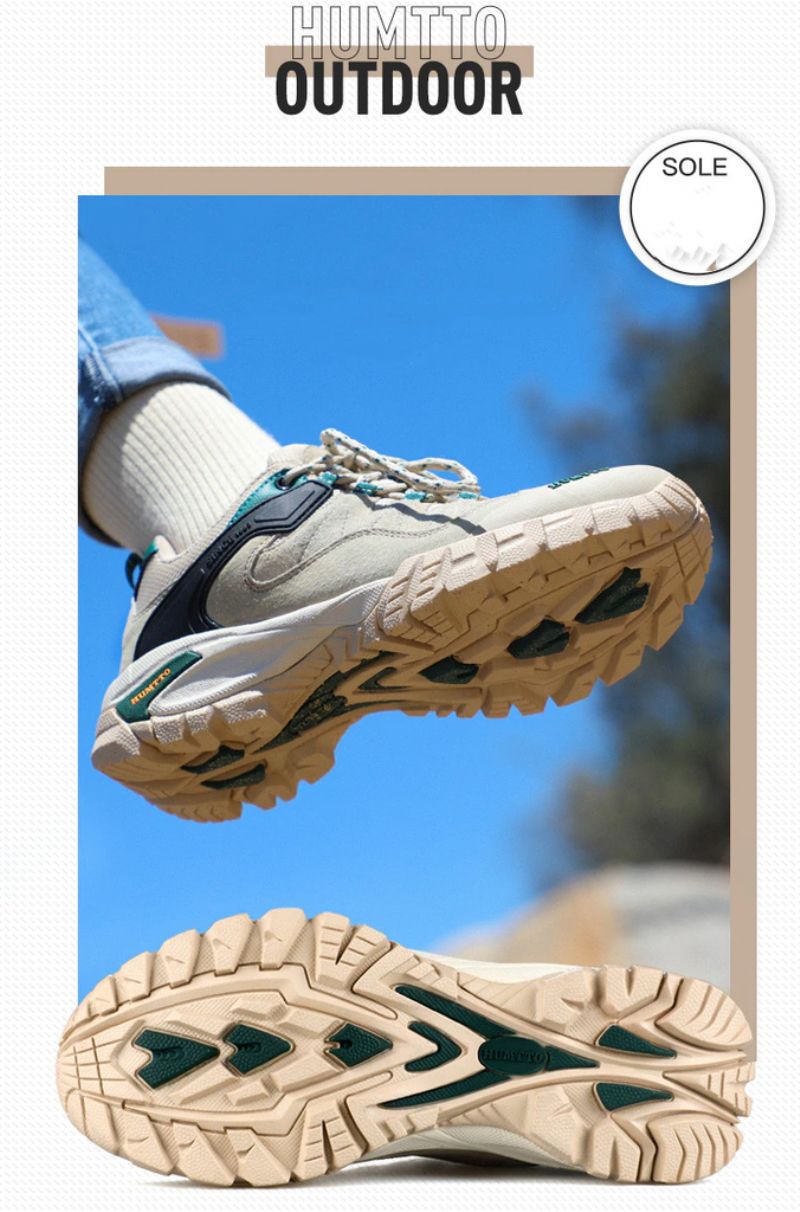 Camacho Unisex Leren Outdoorschoenen - Beige