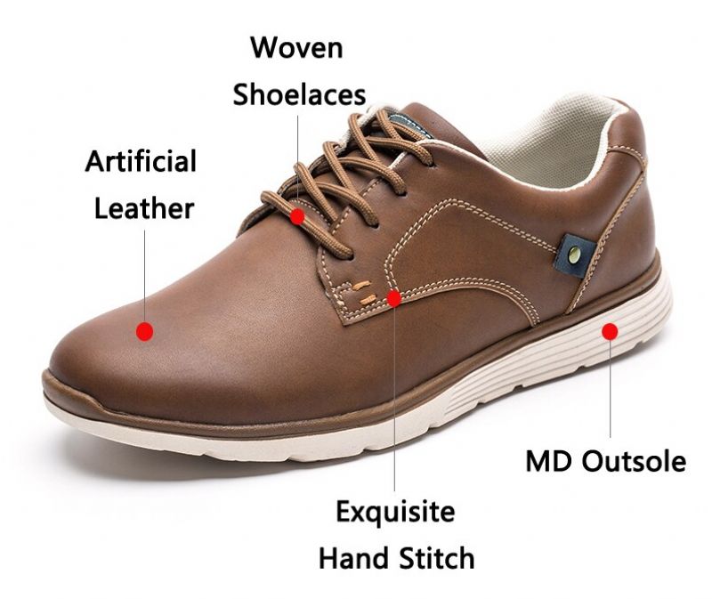 Cambridge Heren Casual Sneakers - Bruin