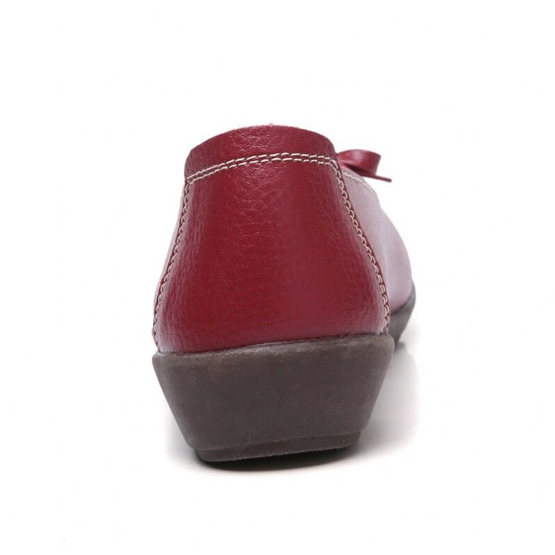 Camelia Dames Loafer Schoenen - Wijn rood