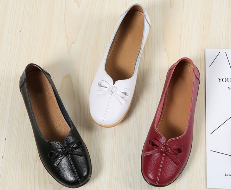 Camelia Dames Loafer Schoenen - Wijn rood