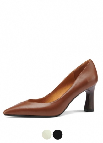 Camelia Dames Vierkante Hoge Hakken Elegante Pumps