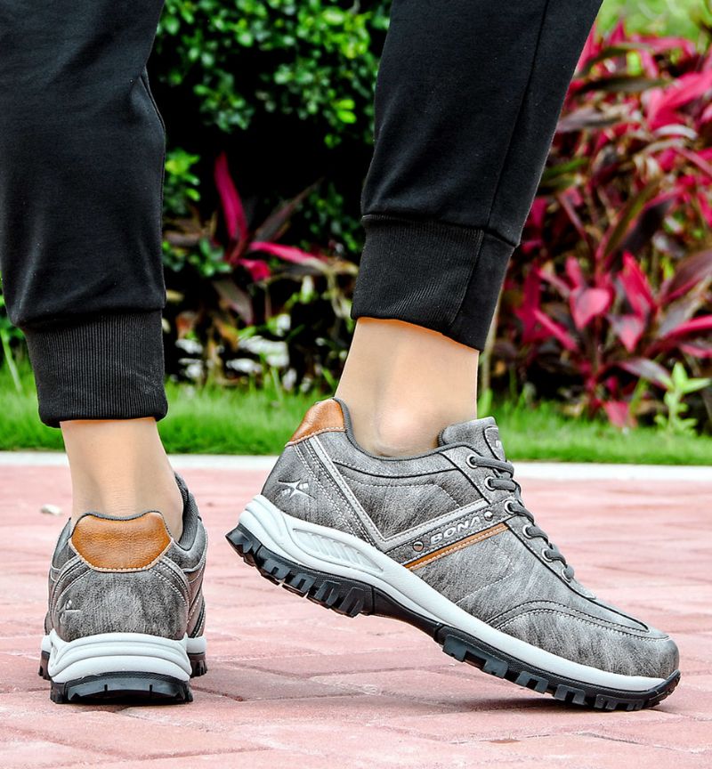 Cameroon Sneakers Voor Heren - Zilver