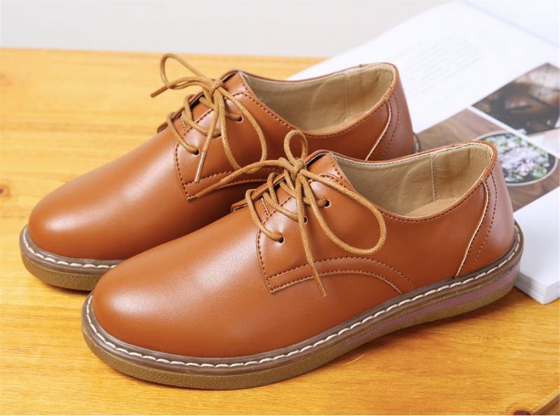 Camile Dames Oxford Loafer - Beige