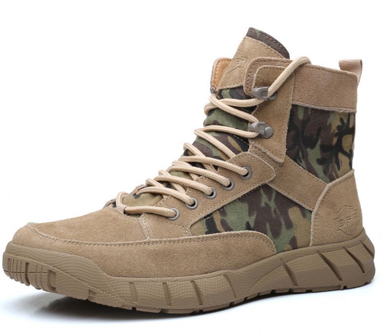 Campus Heren Combat Laarzen - Beige
