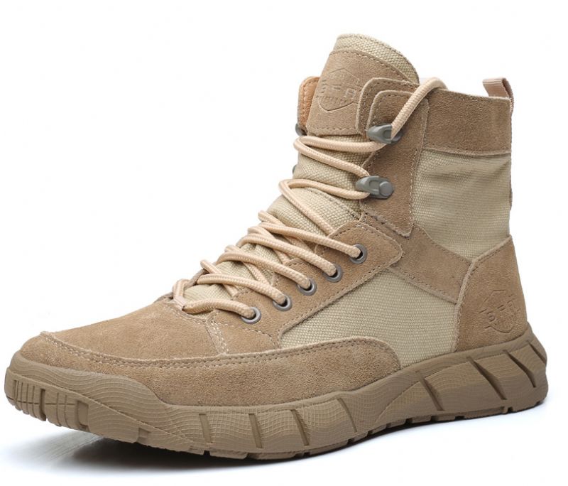 Campus Heren Combat Laarzen - Beige
