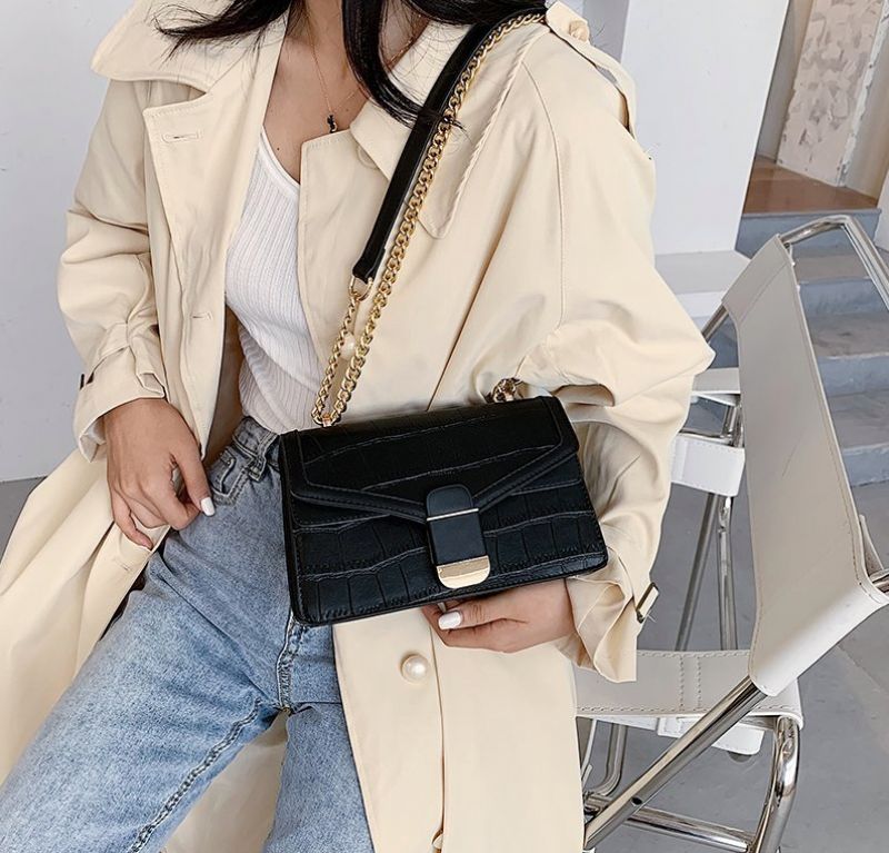 Candelillo Dames Handtas - Bruin Met Wit