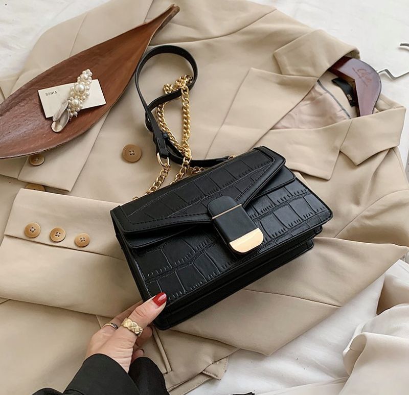 Candelillo Dames Handtas - Bruin Met Wit
