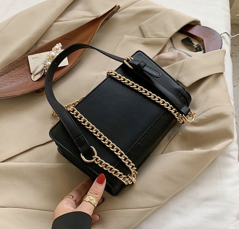 Candelillo Dames Handtas - Bruin Met Wit