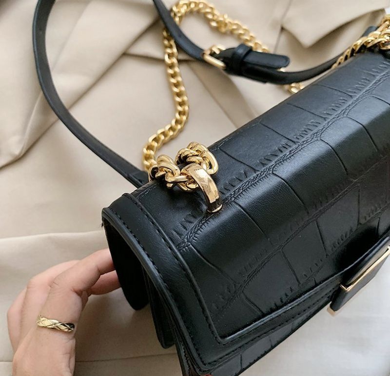 Candelillo Dames Handtas - Bruin Met Wit