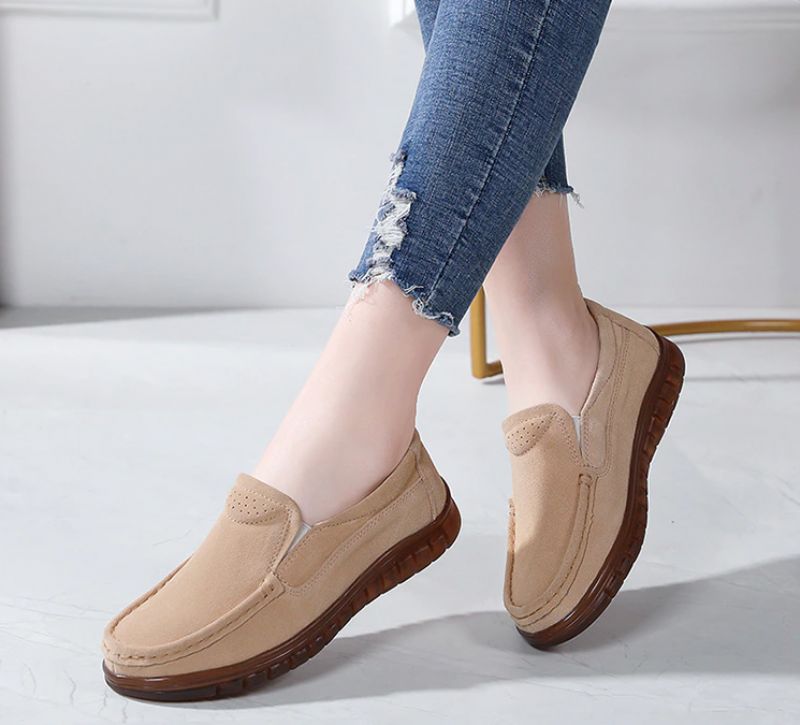 Capra Dames Loafers Schoenen - Beige