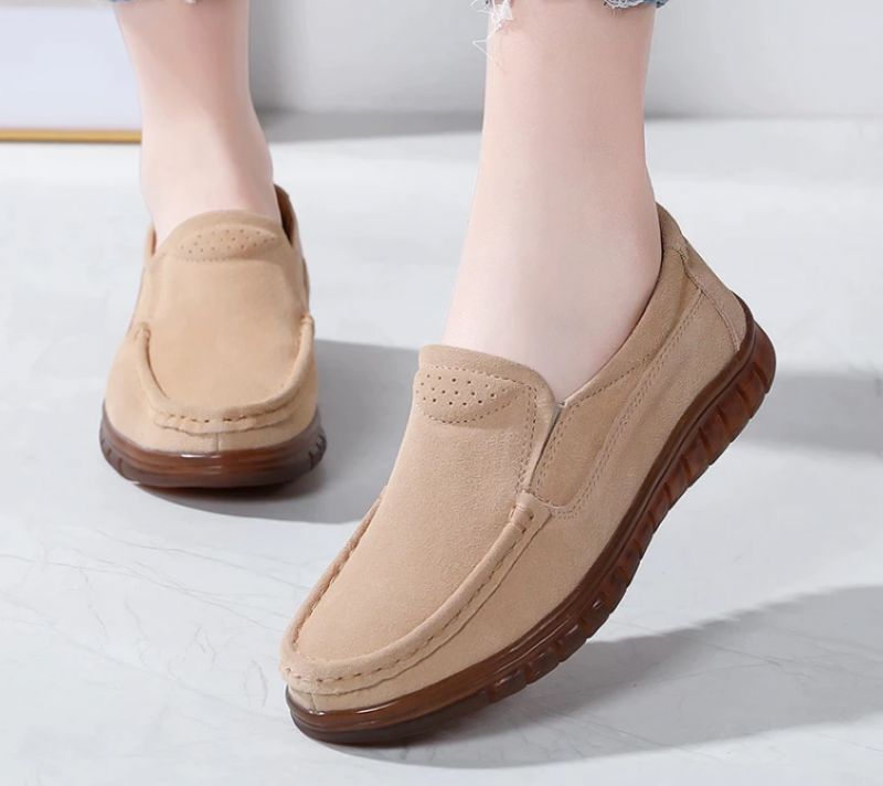Capra Dames Loafers Schoenen - Beige