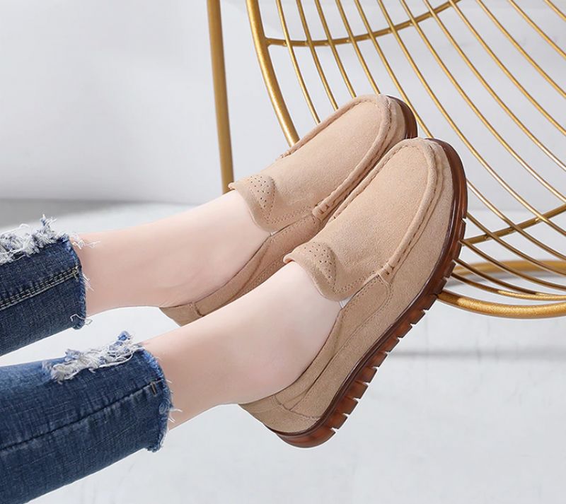 Capra Dames Loafers Schoenen - Beige
