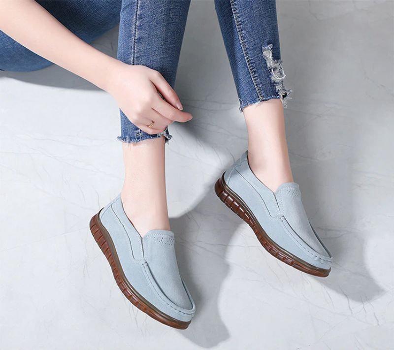 Capra Dames Loafers Schoenen - Beige