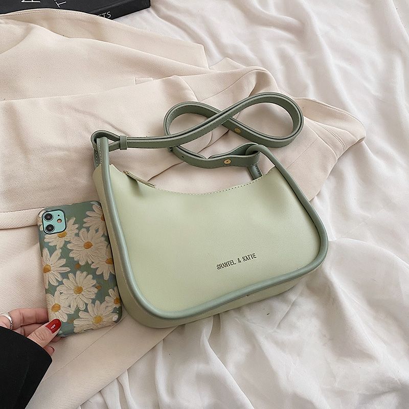 Capricho Dames Imitatieleren Crossbody Handtas - Groen