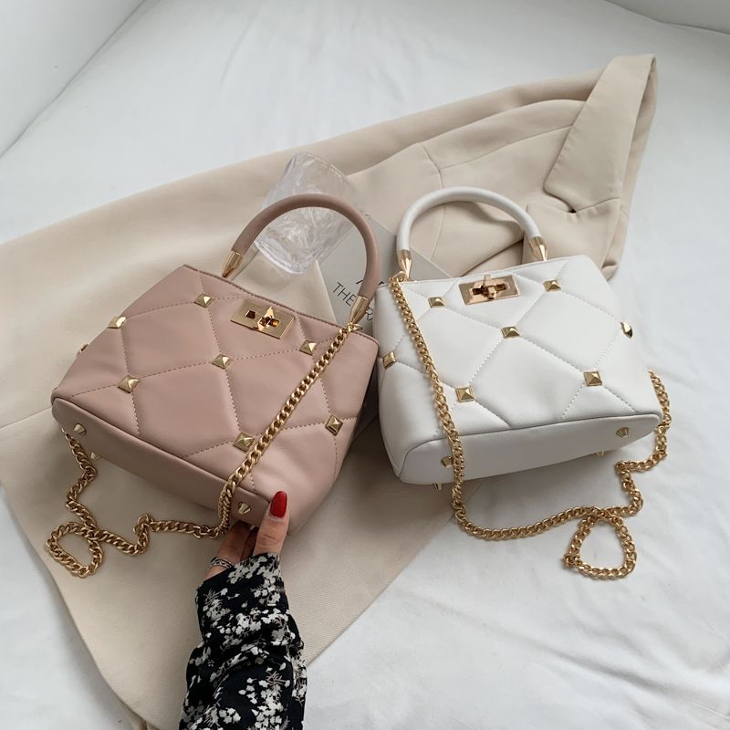 Captus Dames Luxe Leren Handtas - Wit