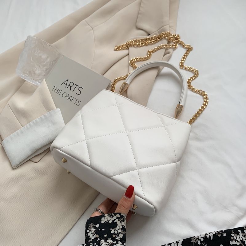 Captus Dames Luxe Leren Handtas - Wit