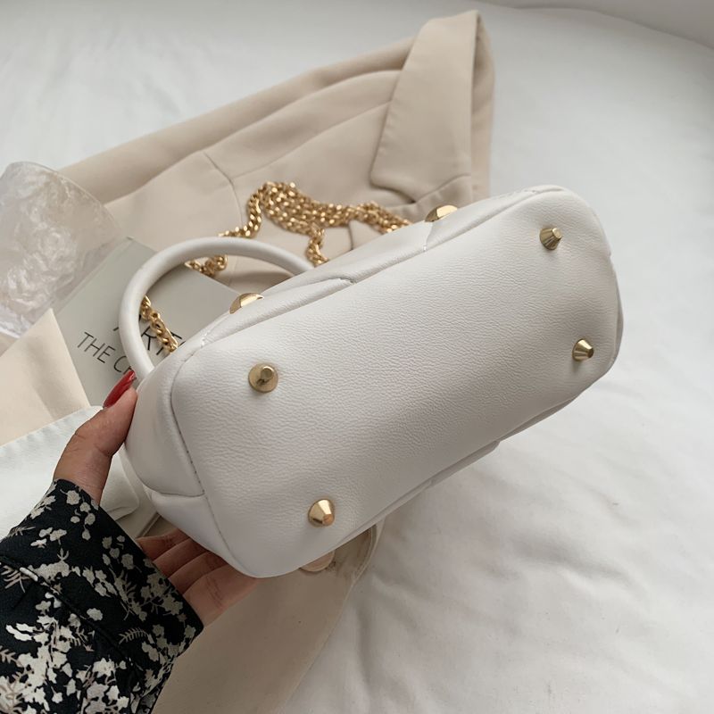 Captus Dames Luxe Leren Handtas - Wit