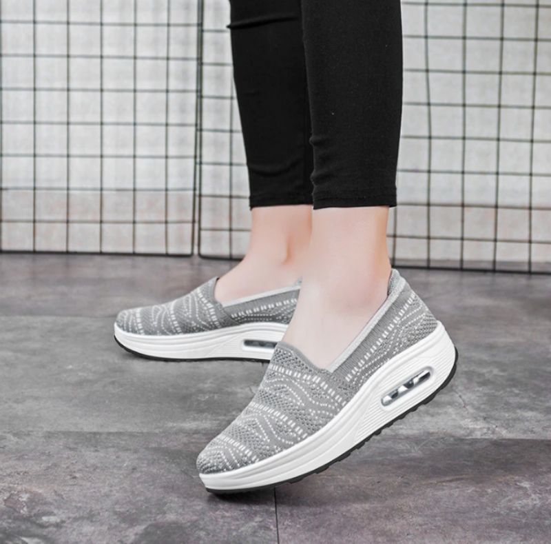 Caribay Platform Schoenen Voor Dames - Blauw