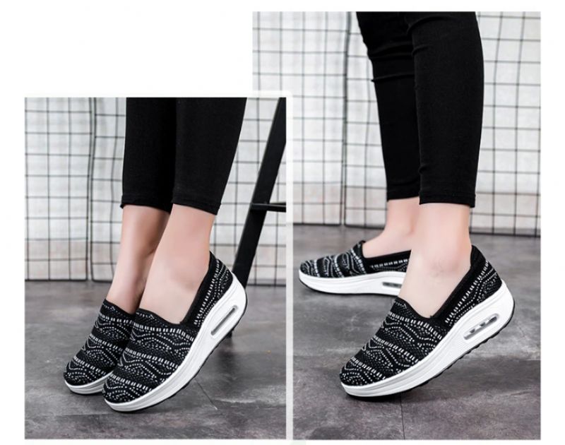 Caribay Platform Schoenen Voor Dames - Blauw