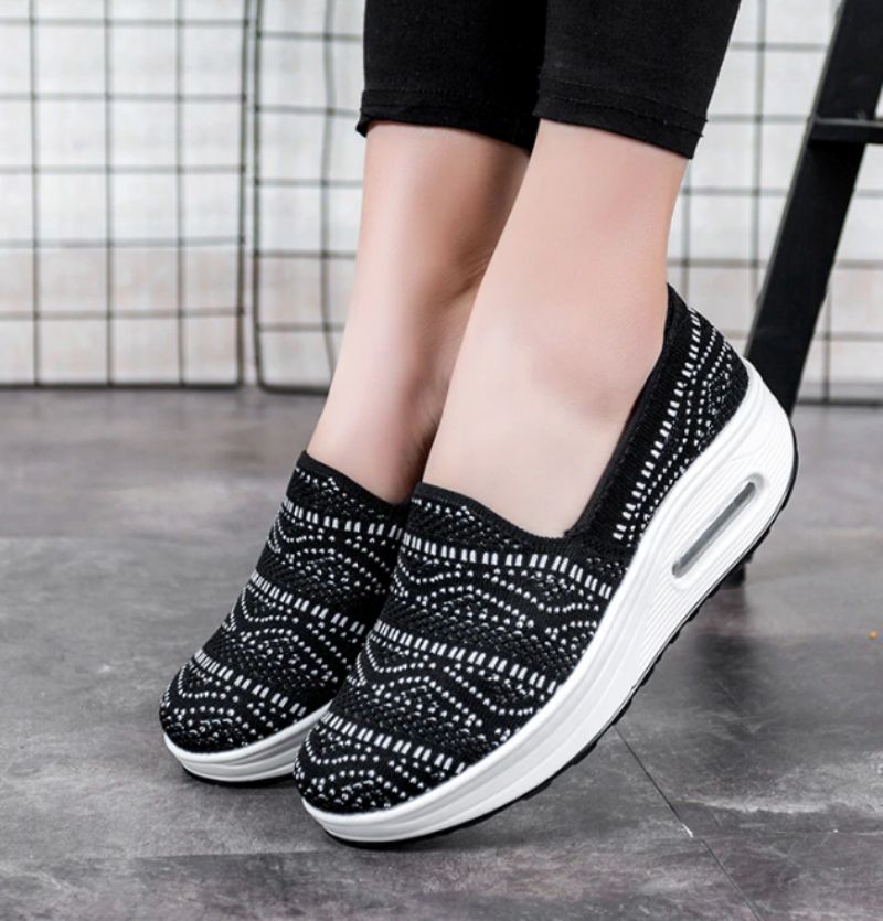 Caribay Platform Schoenen Voor Dames - Blauw