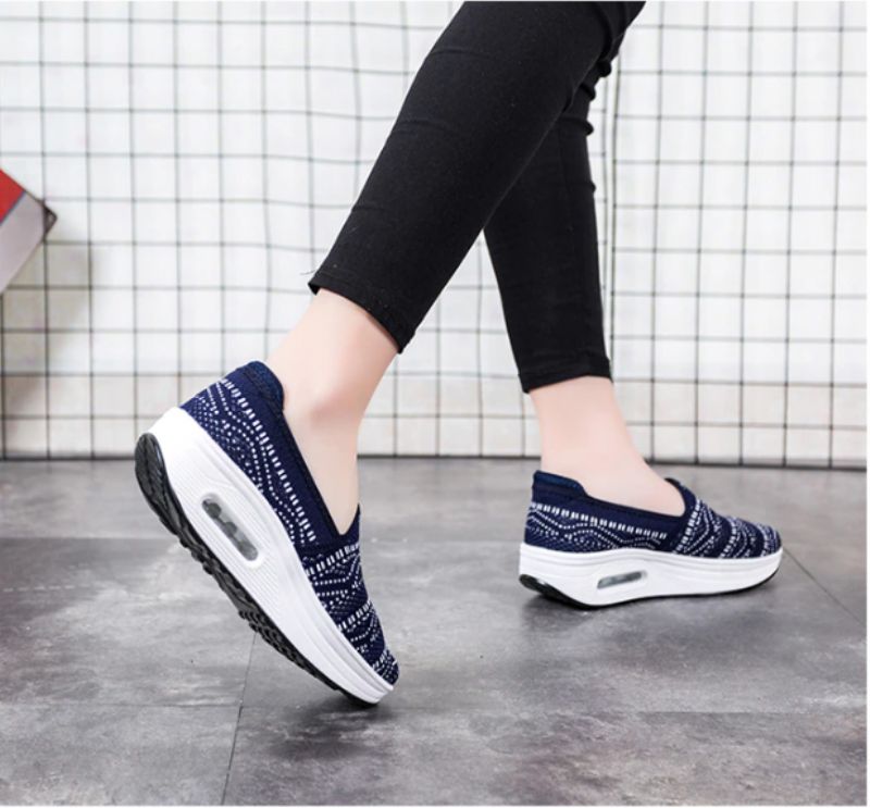 Caribay Platform Schoenen Voor Dames - Blauw