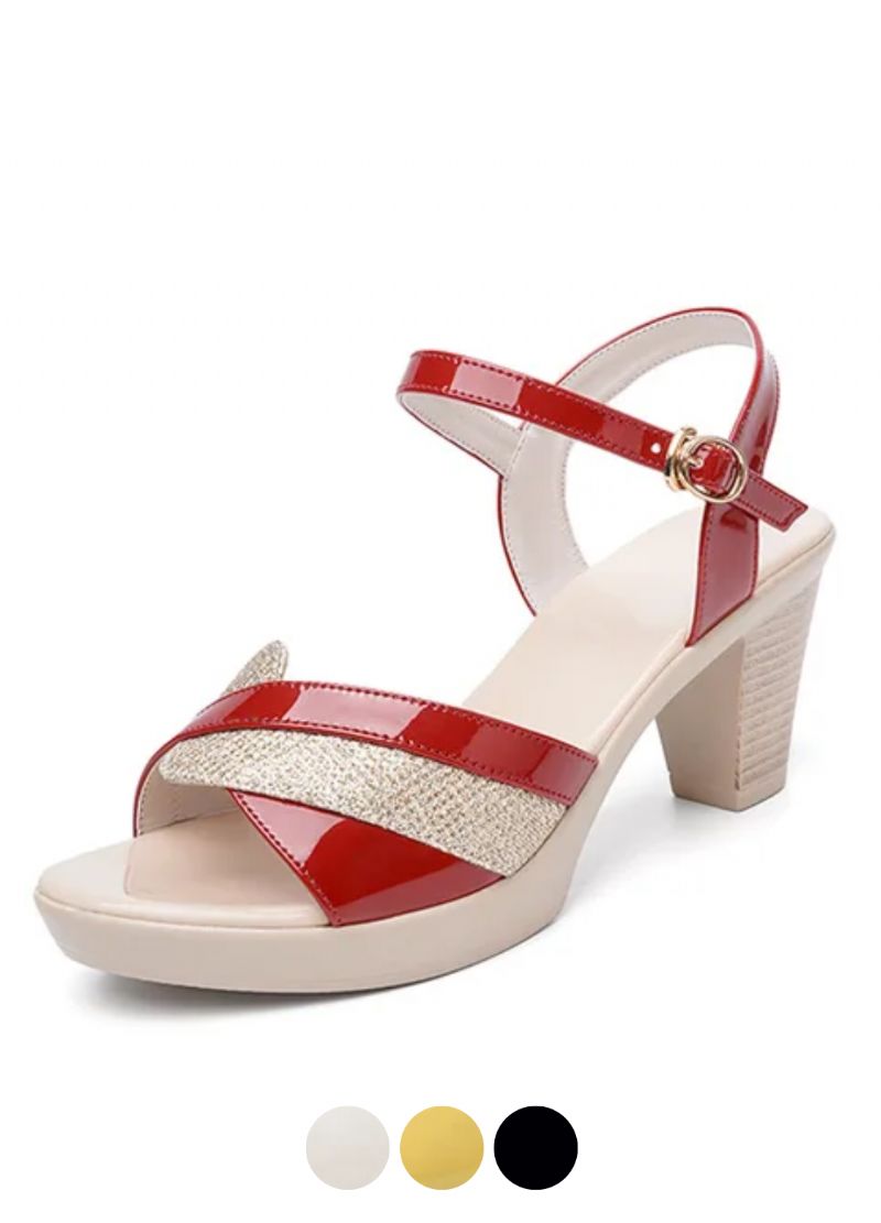 Carin Dames Hoge Hak Sandalen