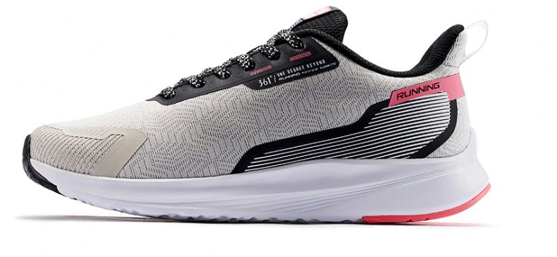 Carl Dames Ademende Hardloopschoenen - Wit Lt.Coral