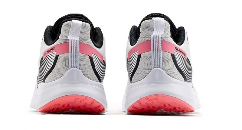 Carl Dames Ademende Hardloopschoenen - Wit Lt.Coral