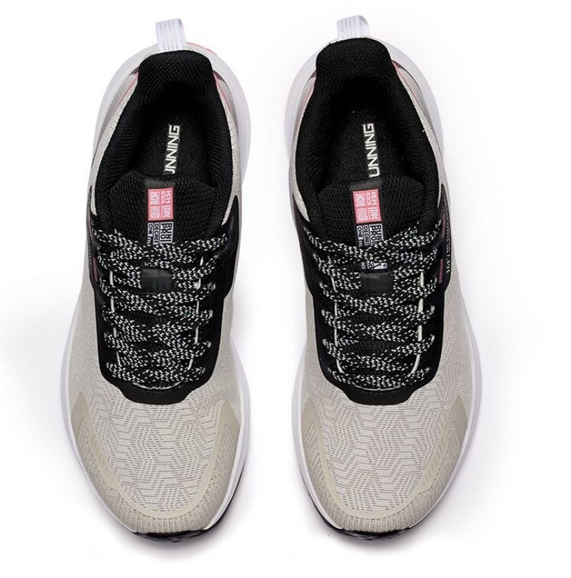 Carl Dames Ademende Hardloopschoenen - Wit Lt.Coral