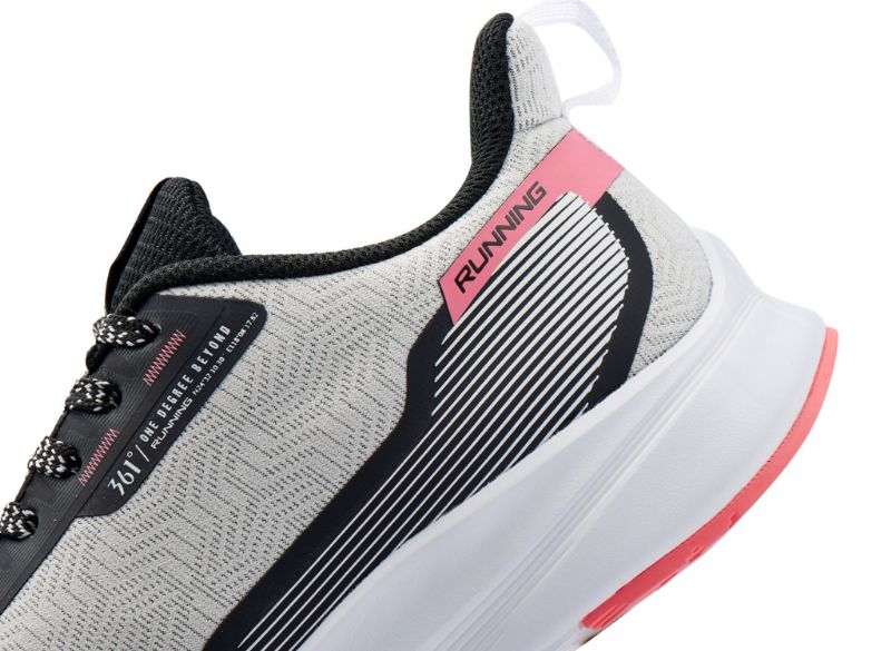 Carl Dames Ademende Hardloopschoenen - Wit Lt.Coral
