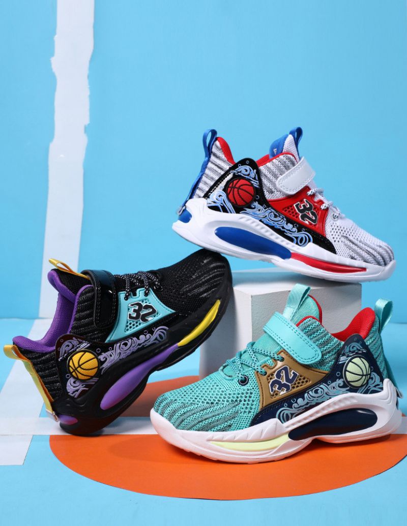 Carl Jongensbasketbalschoenen - Zwart