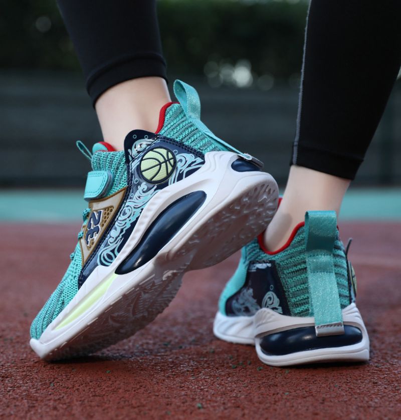 Carl Jongensbasketbalschoenen - Zwart
