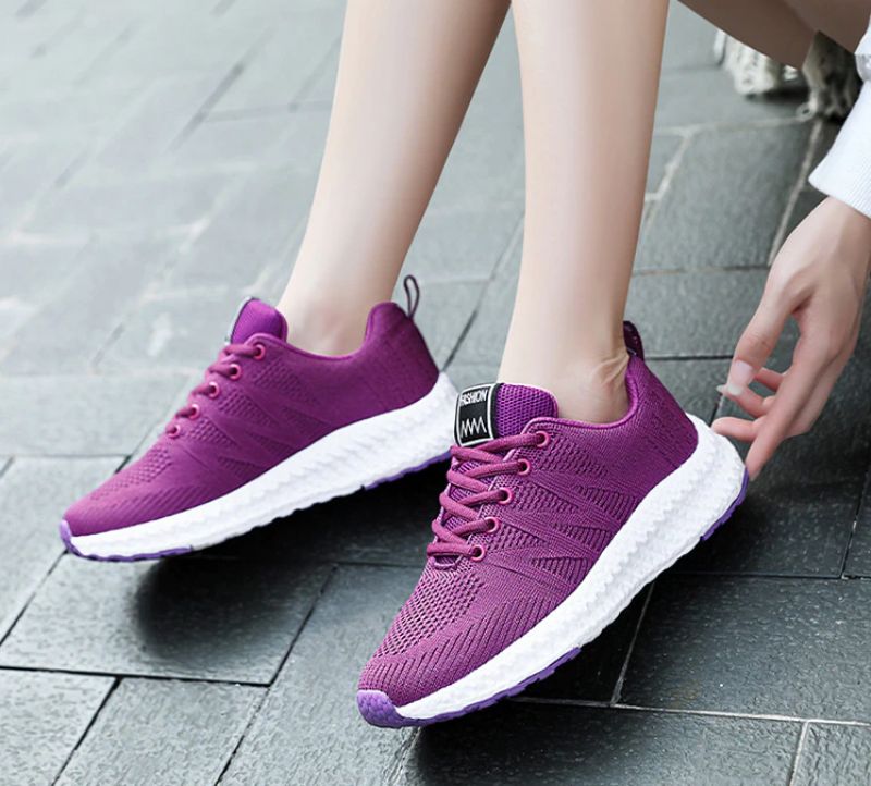 Carlie Dames Sneakers Zwarte Schoenen - ZwartWit