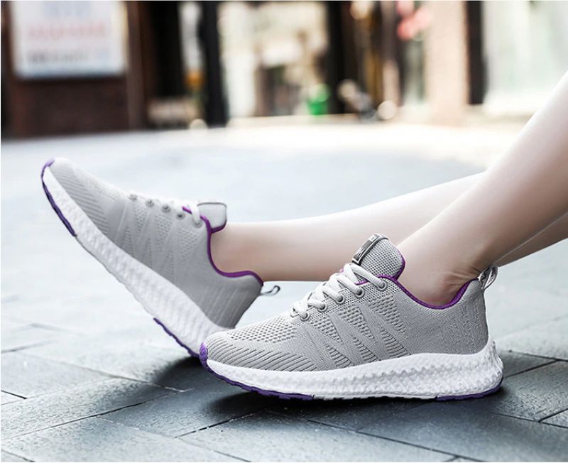 Carlie Dames Sneakers Zwarte Schoenen - ZwartWit