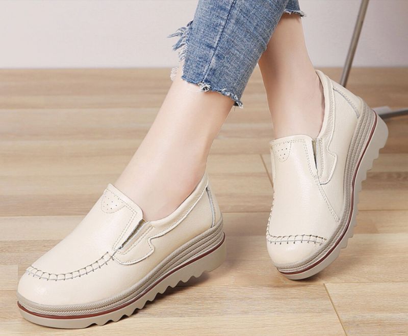 Carlin Dames Platform Schoenen - Geel