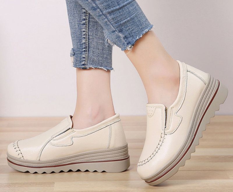 Carlin Dames Platform Schoenen - Geel