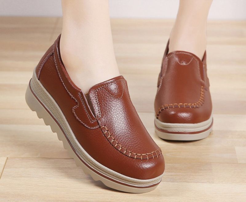 Carlin Dames Platform Schoenen - Geel