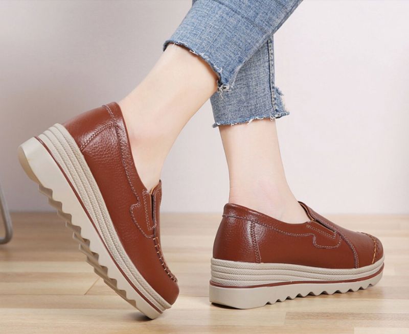 Carlin Dames Platform Schoenen - Geel