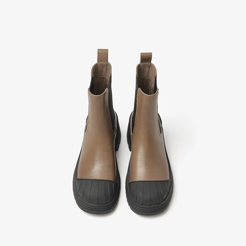 Carlota Dames Herfst Platform Laarzen - Beige