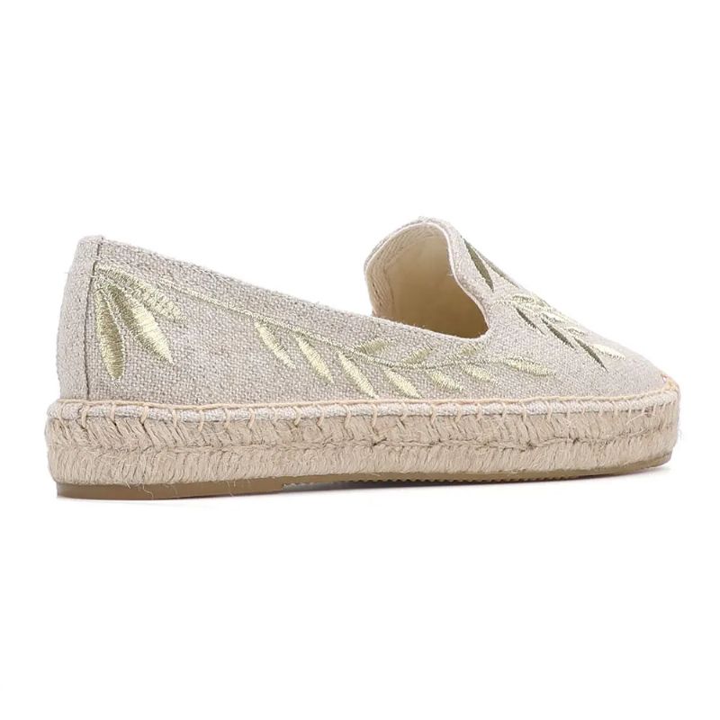 Carmelia Dames Instappers Espadrilles - Khaki