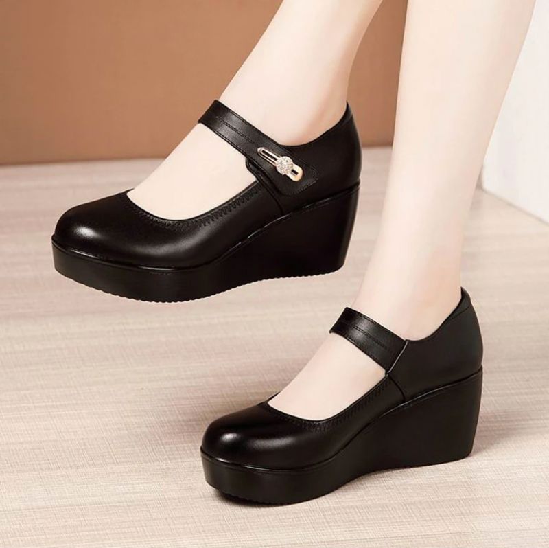 Carmenza Dames Platform Schoenen - Bruin