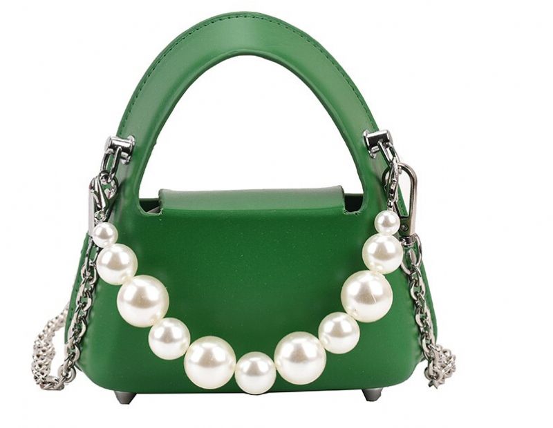 Carmin Dames Luxe Mode Mini Handtas - Groen