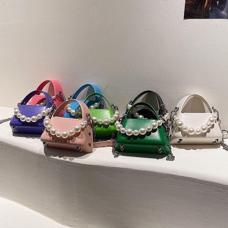 Carmin Dames Luxe Mode Mini Handtas - Groen