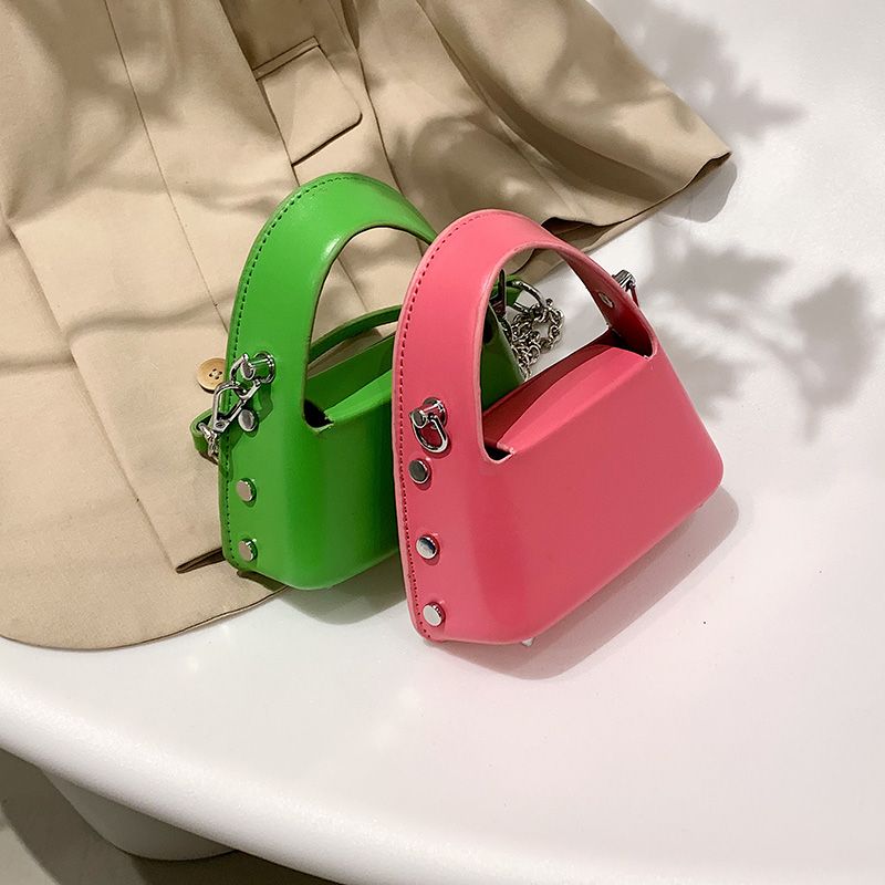 Carmin Dames Luxe Mode Mini Handtas - Groen