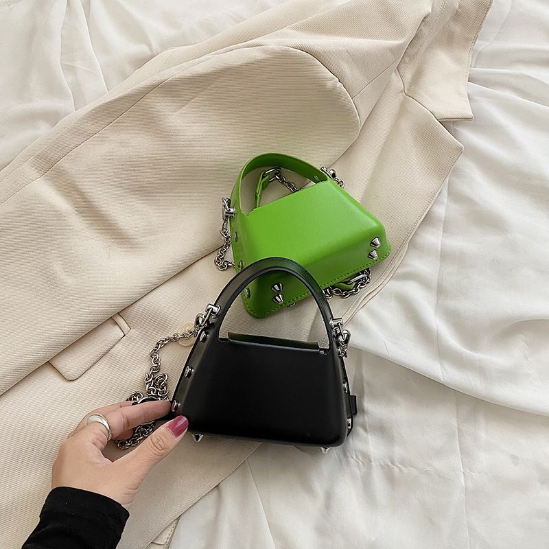Carmin Dames Luxe Mode Mini Handtas - Groen