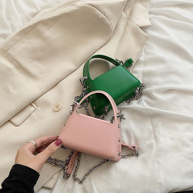 Carmin Dames Luxe Mode Mini Handtas - Groen