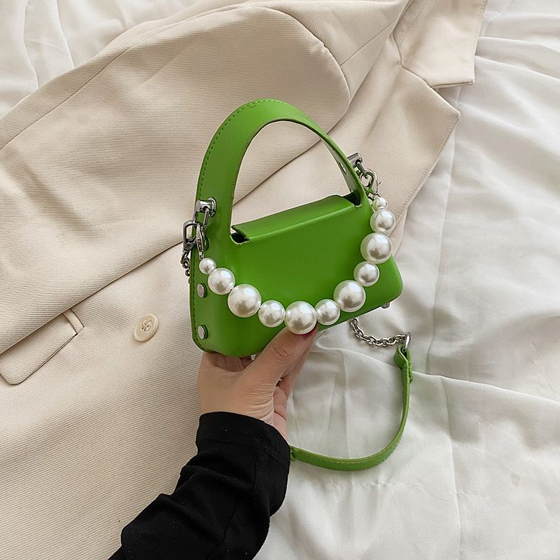 Carmin Dames Luxe Mode Mini Handtas - Groen