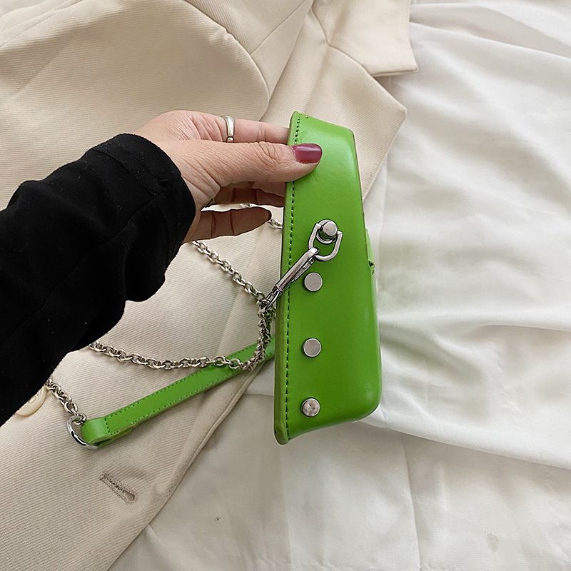 Carmin Dames Luxe Mode Mini Handtas - Groen