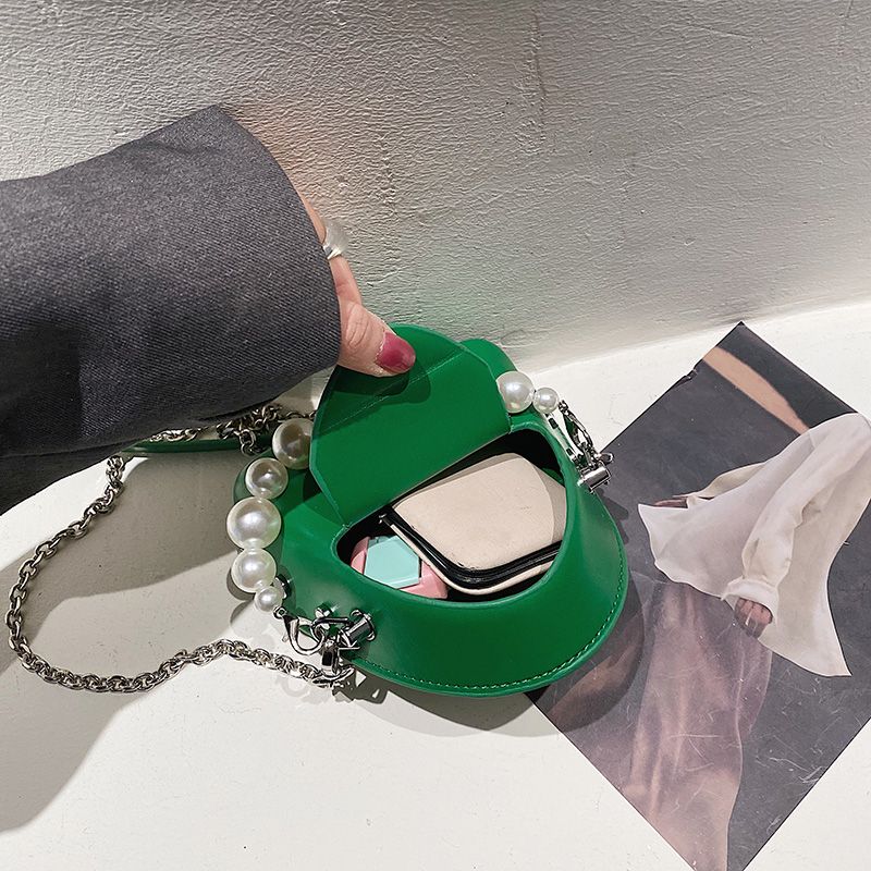 Carmin Dames Luxe Mode Mini Handtas - Groen